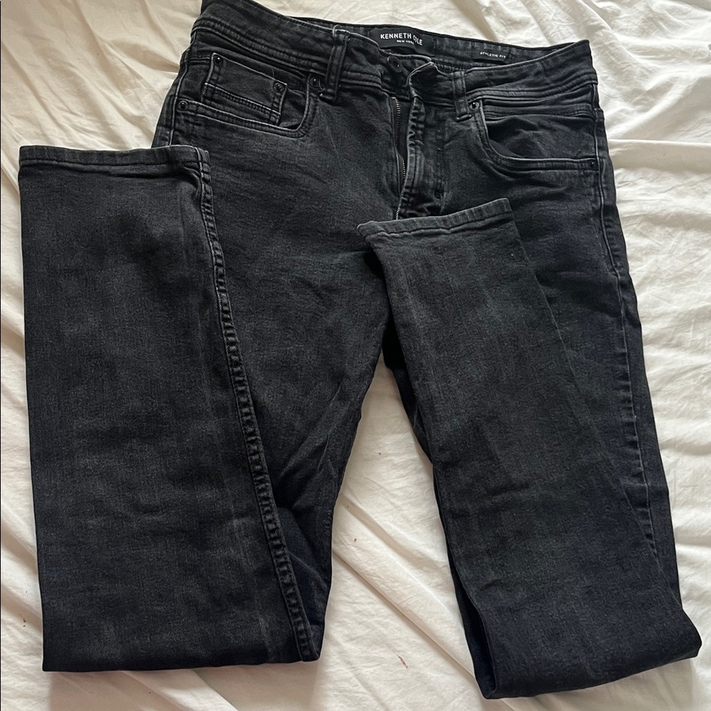 Kenneth Cole Charcoal Denim Pants